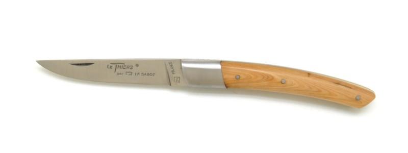 Couteau le thiers en bois de genévrier