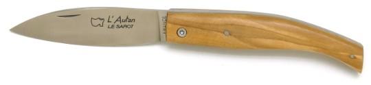 Couteau original  Autan par Au Sabot en bois d'olivier