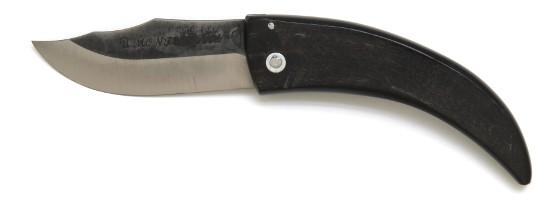 Couteau de berger corse en corne de chèvre