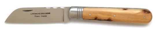Couteau pliant régioanl Langres en genévrier