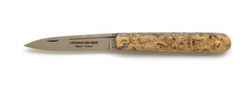 Couteau Rouennais Queue de Vache en bouleau