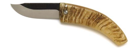 Couteau de berger en corne de bélier 