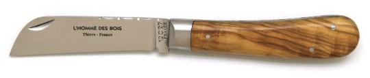 Couteau fermant de poche London en bois d'olivier