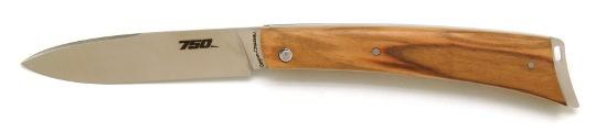 Couteau de poche 750 en olivier