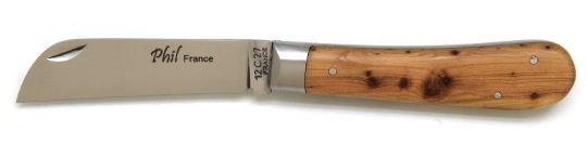 Couteau de poche pliant français en bois