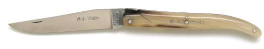 Couteau  pliant en corne
