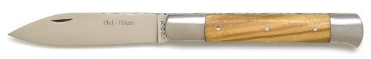 Couteau pliant Roquefort en olivier