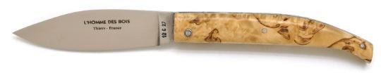 Couteau saint amans artisanal en bois de bouleau