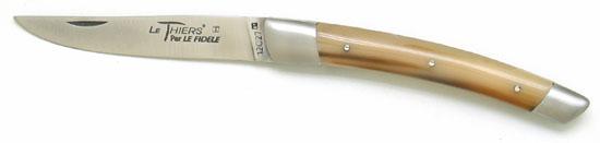 Couteau de poche LE THIERS® par Le Fidèle en corne