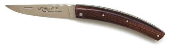 Couteau de poche artisanal LE THIERS® en bois de violette