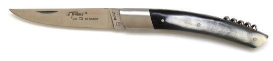 Couteau en corne Le Thiers® avec tire bouchon