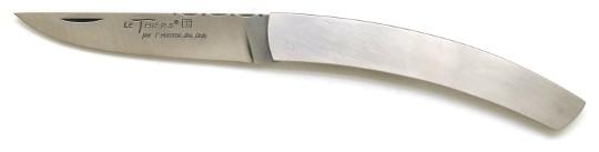 Couteau pliant de poche LE THIERS® plein manche tout inox