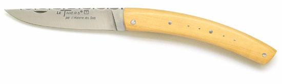 Couteau pliant LE THIERS® en bois de buis