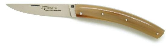 Couteau pliant LE THIERS® inox manche Nature