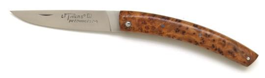 Couteau de poche pliant Le Thiers® manche en bois de thuya
