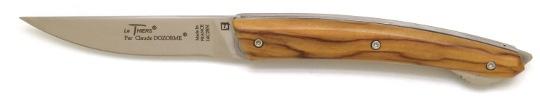 Couteau de poche LE THIERS® verrou en olivier