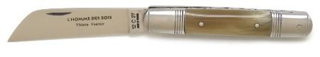 Couteau de poche Tonneau en  corne blonde