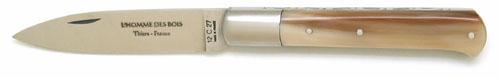 Couteau yssingeaux en corne blonde
