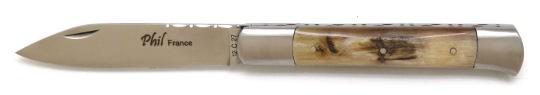Couteau Roquefort en corne de bélier