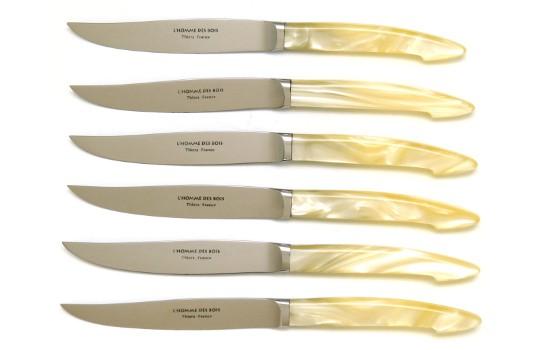 Couteau steak sans dents capucin