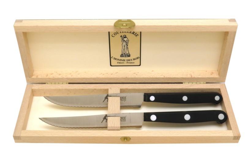 Couteau steak à dents de Thiers en coffret