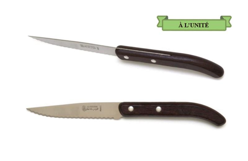 Couteau steak français en bois de wengé 