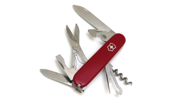 Couteau suisse victorinox climber manche rouge