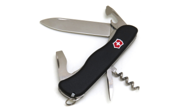 Couteau Suisse Victorinox picknicker manche noir