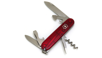 Couteau Suisse Victorinox Spartan manche rouge translucide