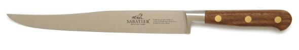 Couteau de cuisine yatagan sabatier lion en noyer