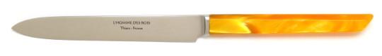 Couteau de table de thiers couleur orange