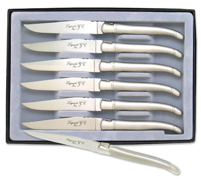 Couteaux Llaguiole Manche Inox Sable