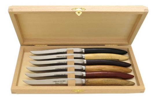 Couteau steak capucin en bois assortis