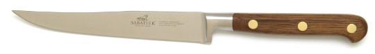 Couteau steak forgé sabatier lion en noyer