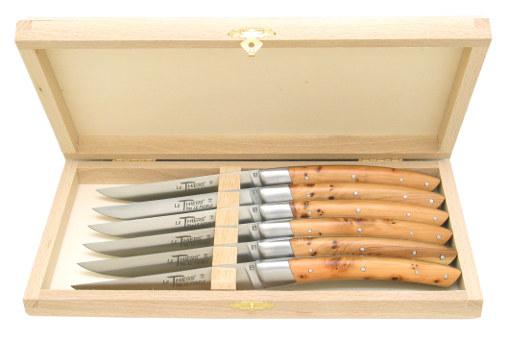 Couteaux LE THIERS® en bois de genévrier