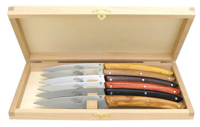 Coffret de rangement Prestige pour 6 couteaux de table de Laguiole