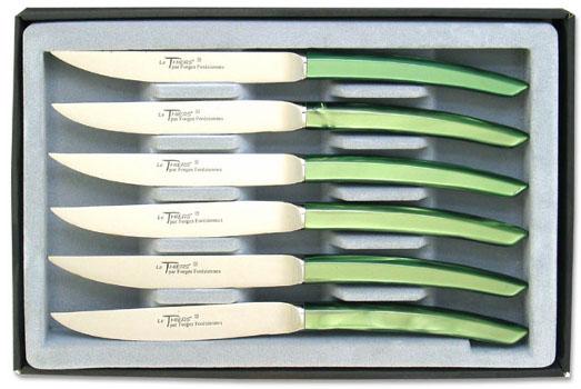 Couteau de table LE THIERS® vert foncé