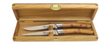 Coffret de 2 couteaux Le Thiers® en genévrier