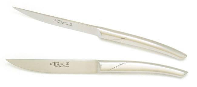 Couteau de table inox 18/10 7mm finition miroir - Lot de 6