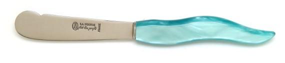 Couteau à tartiner Vague bleu turquoise