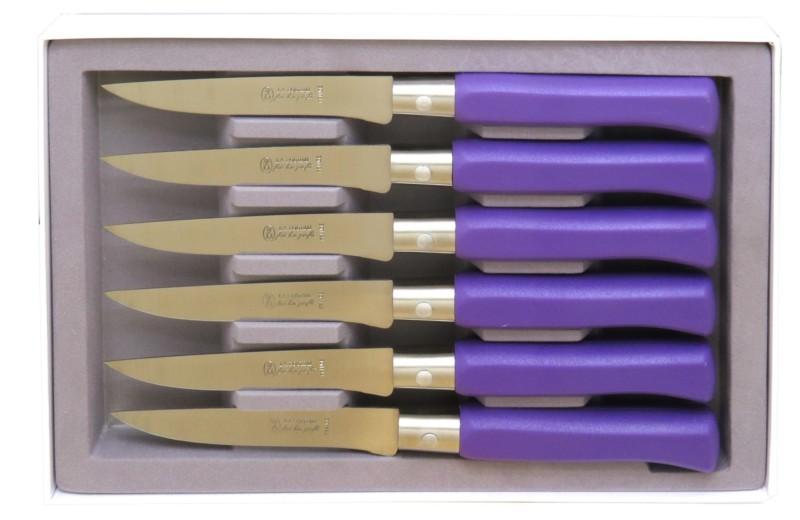 Couteaux de table Country manche violet