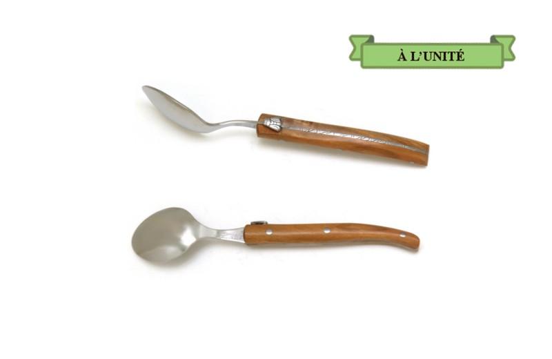 Cuillère café Laguiole en bois d'olivier