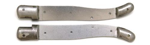 Platines 2 mitres en inox pour couteau  Laguiole 