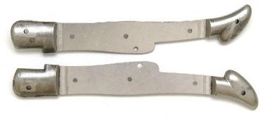 Platines en inox pour couteau  Laguiole  avec tire bouchon