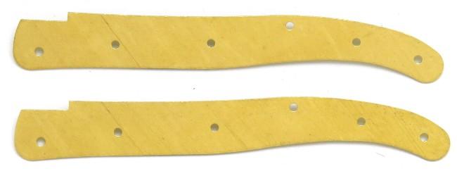 PLATINES PLEIN MANCHE EN LAITON POUR COUTEAU DE POCHE LAGUIOLE 12 CM