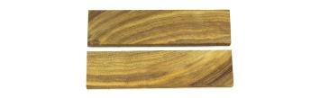 Manche en bois de pistachier pour couteau de poche