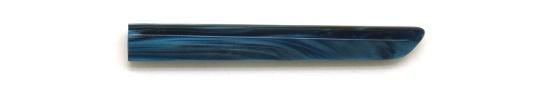 Manche droit pour couteau dessert bleu canard