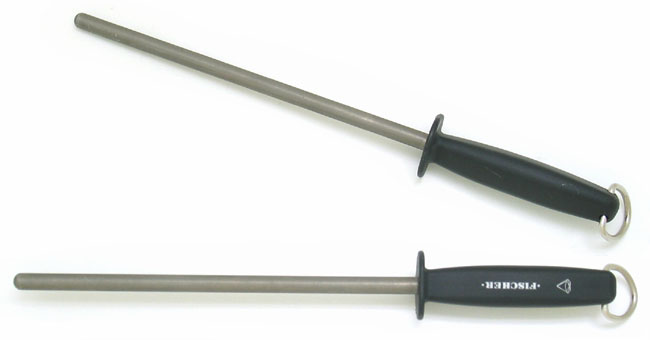 FUSIL REVETEMENT DIAMANT MECHE 23 CM RONDE - MANCHE RESINE AVEC ANNEAU