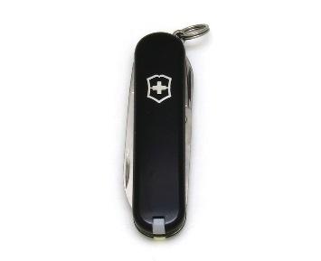 ONGLIER SUISSE VICTORINOX CLASSIC SD DARK ILLUSION MODELE 0.6223.3G - CANIF ONGLIER 58 MM NOIR