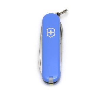 ONGLIER SUISSE VICTORINOX CLASSIC SD SUMMER RAIN MODELE 0.6223.28G - CANIF ONGLIER 58 MM BLEU